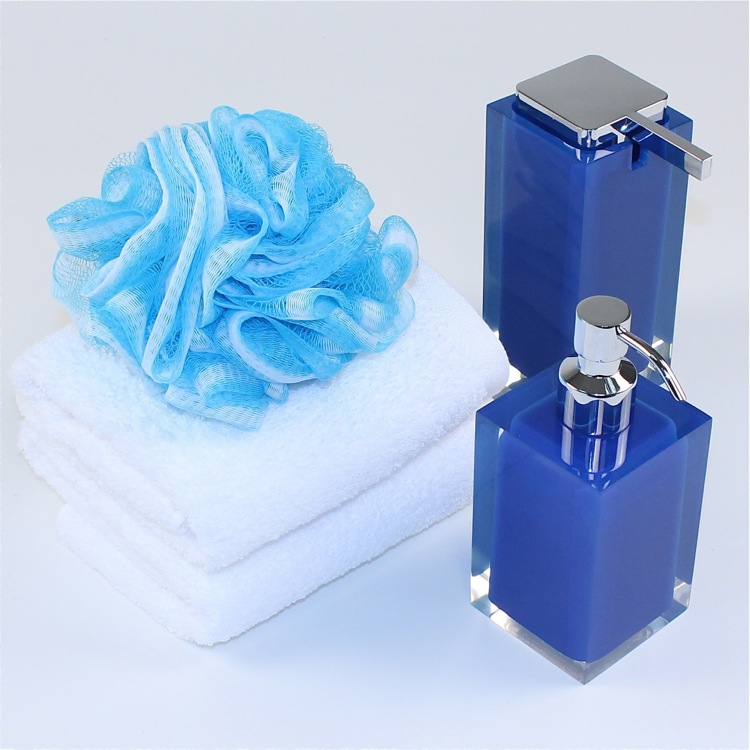 Gedy RA81 05 By Nameek s Rainbow Square Blue Countertop Soap Dispenser 